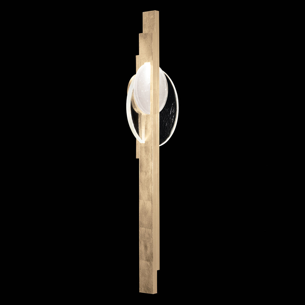 Moonphase Glass Linear Wall Sconce