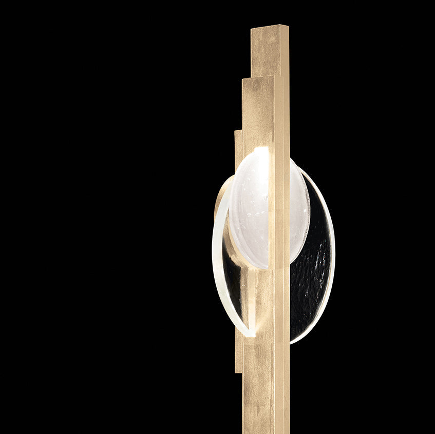 Moonphase Glass Linear Wall Sconce