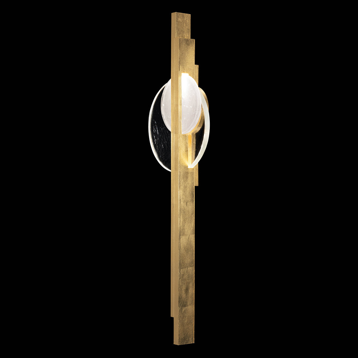 Moonphase Glass Linear Wall Sconce