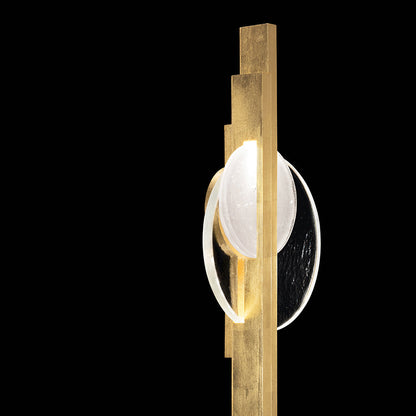 Moonphase Glass Linear Wall Sconce