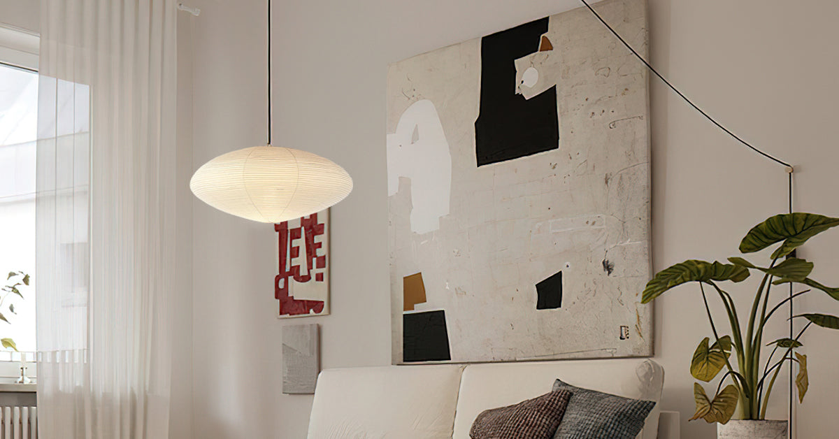 Mulberry Lantern White Swag Pendant