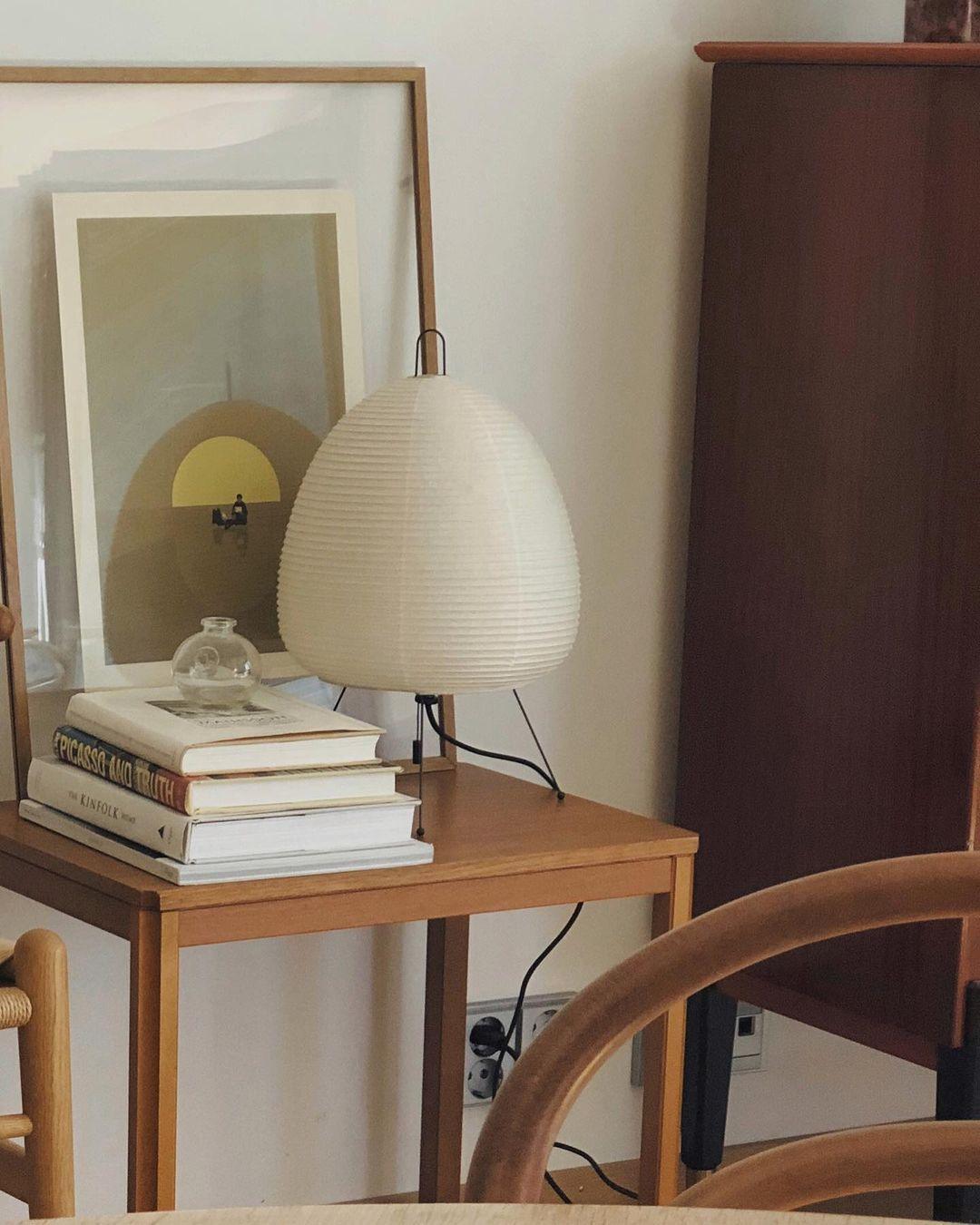 Mulberry Paper Lantern Table Lamp