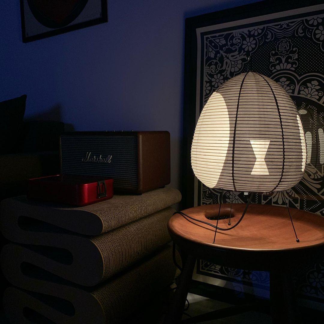 Mulberry Paper Lantern Table Lamp