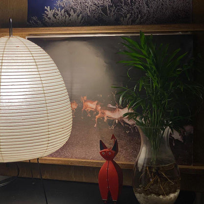 Mulberry Paper Lantern Table Lamp