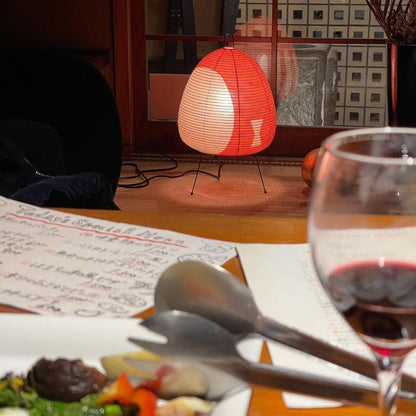 Mulberry Paper Lantern Table Lamp