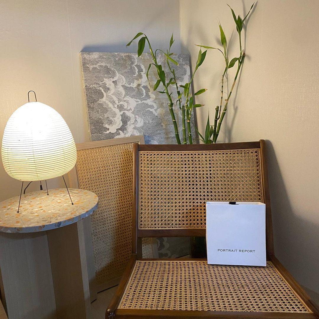 Mulberry Paper Lantern Table Lamp