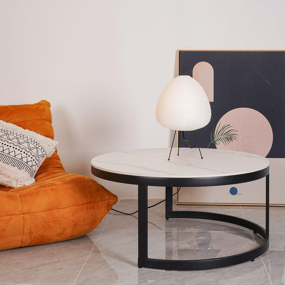 Mulberry Paper Lantern Table Lamp