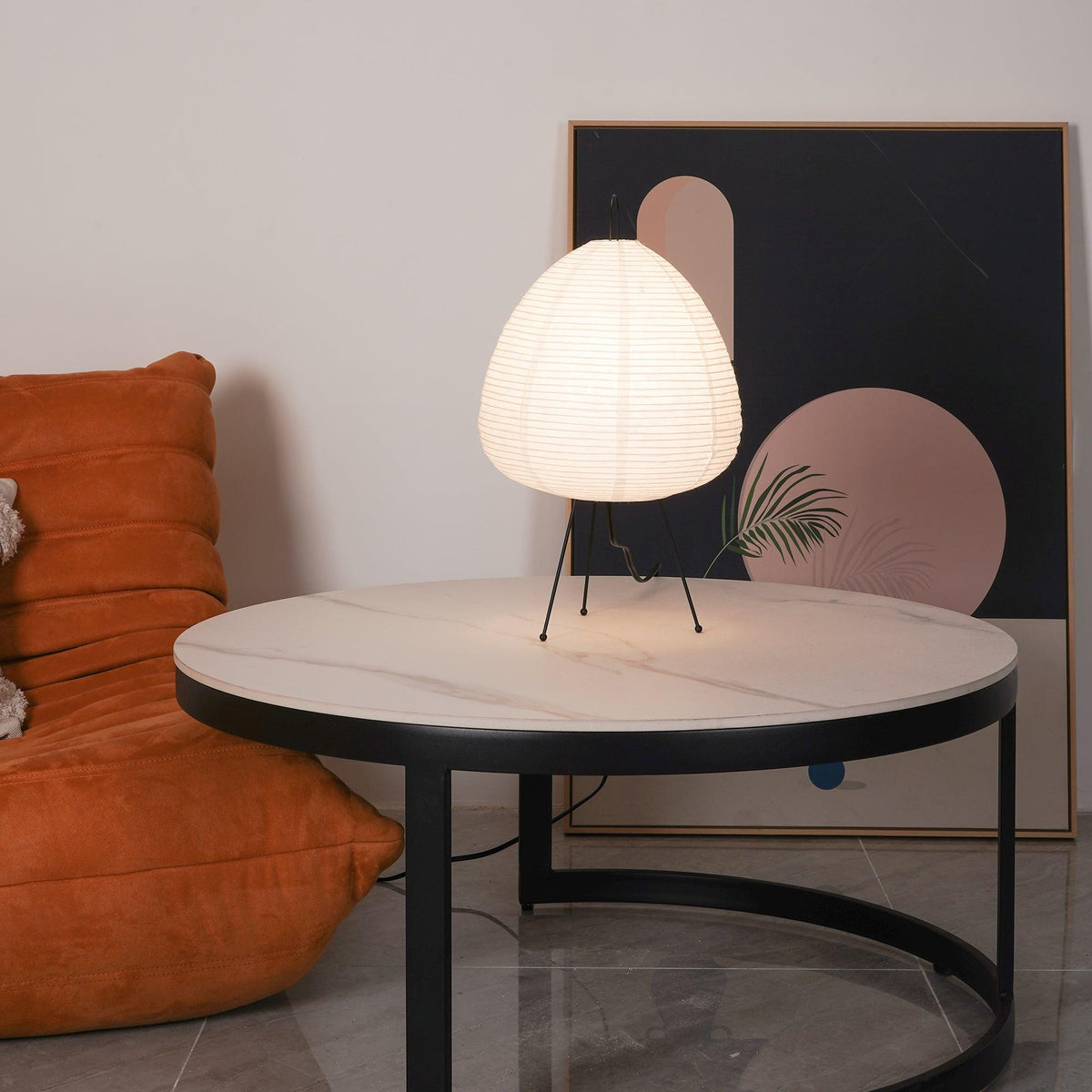 Mulberry Paper Lantern Table Lamp