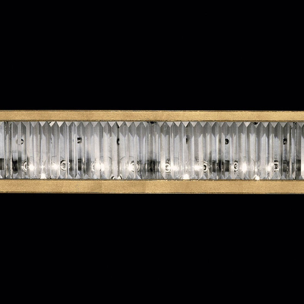 Multifacet Gold Silver Crystal Panel Wall Sconce