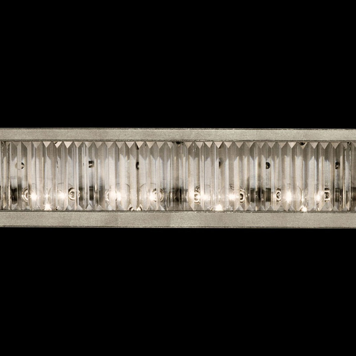 Multifacet Gold Silver Crystal Panel Wall Sconce