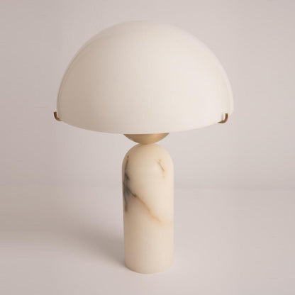 Nacreon White Gold Alabaster Table Lamp