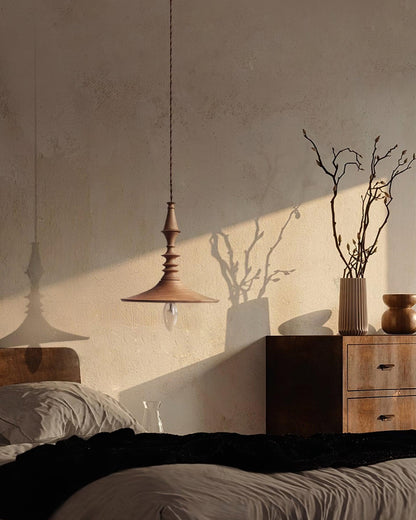 Neruka Walnut Wood Pendant