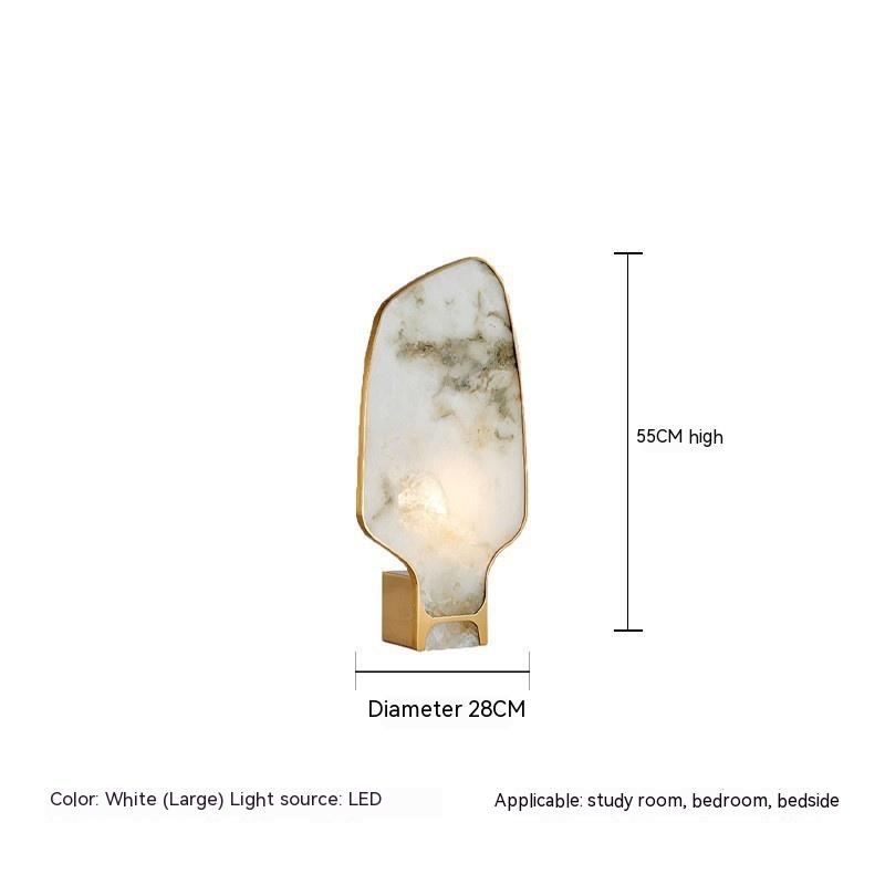 New Chinese Marble Study Table Lamp / Warm Light / 250x420 / AU