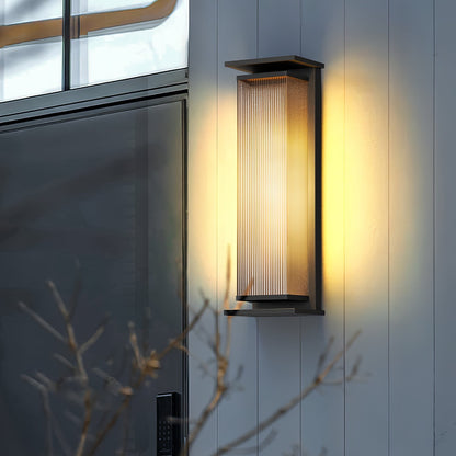 Rectangular Box Solar Outdoor Wall Lamp Outdoor Lighting