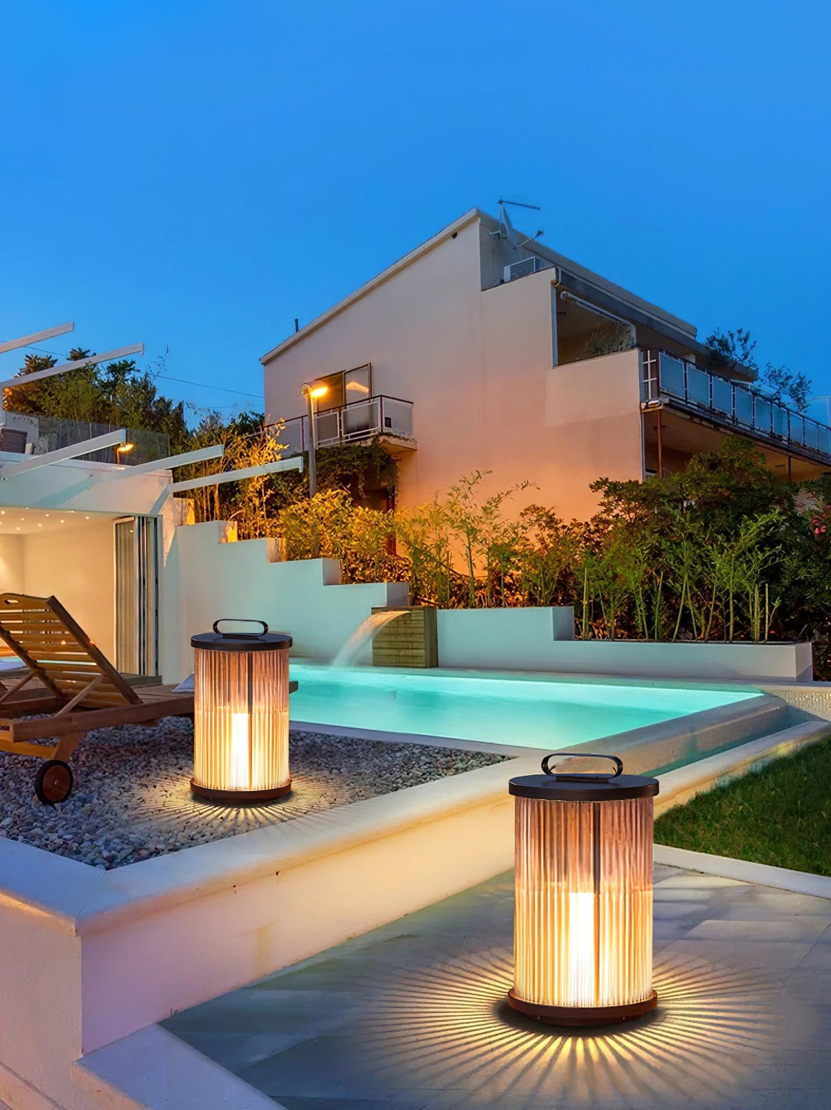 Lantern Garden Solar Outdoor Light Floor lamp