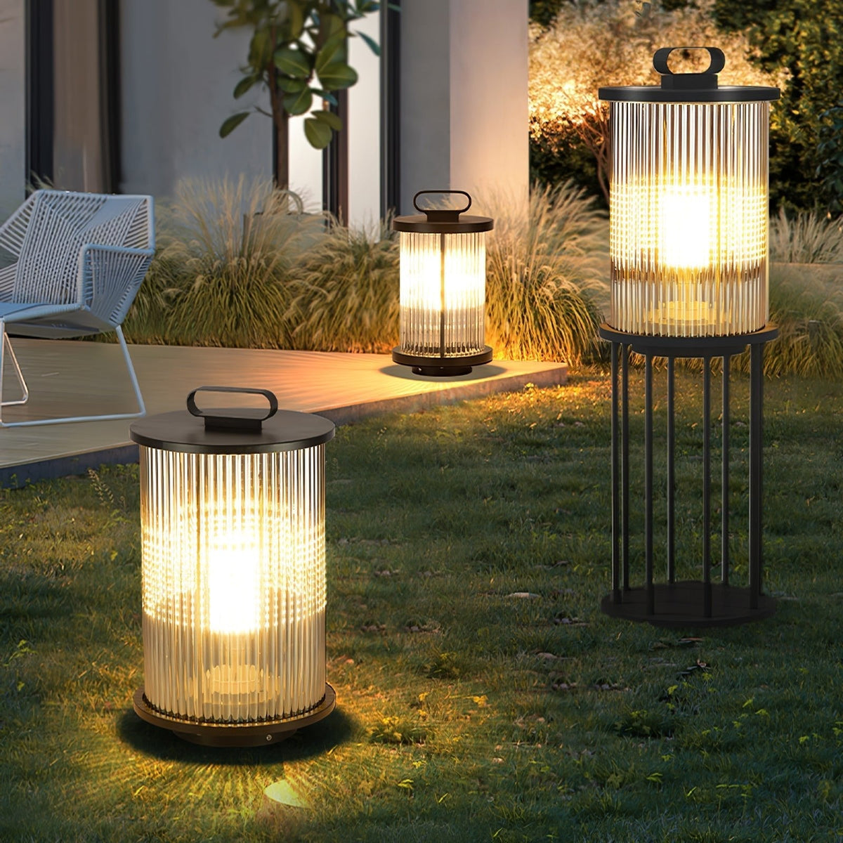 Lantern Garden Solar Outdoor Light Floor lamp