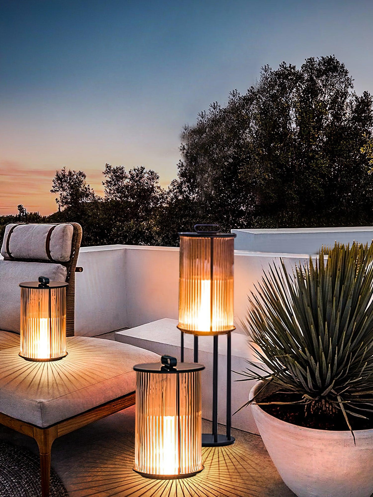 Lantern Garden Solar Outdoor Light Floor lamp