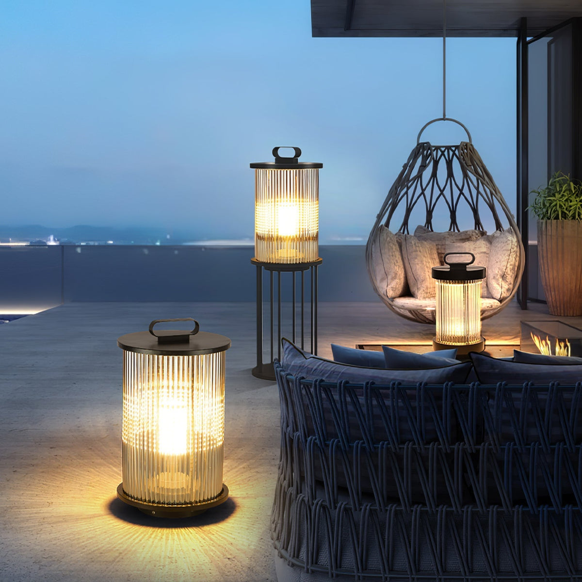 Lantern Garden Solar Outdoor Light Floor lamp
