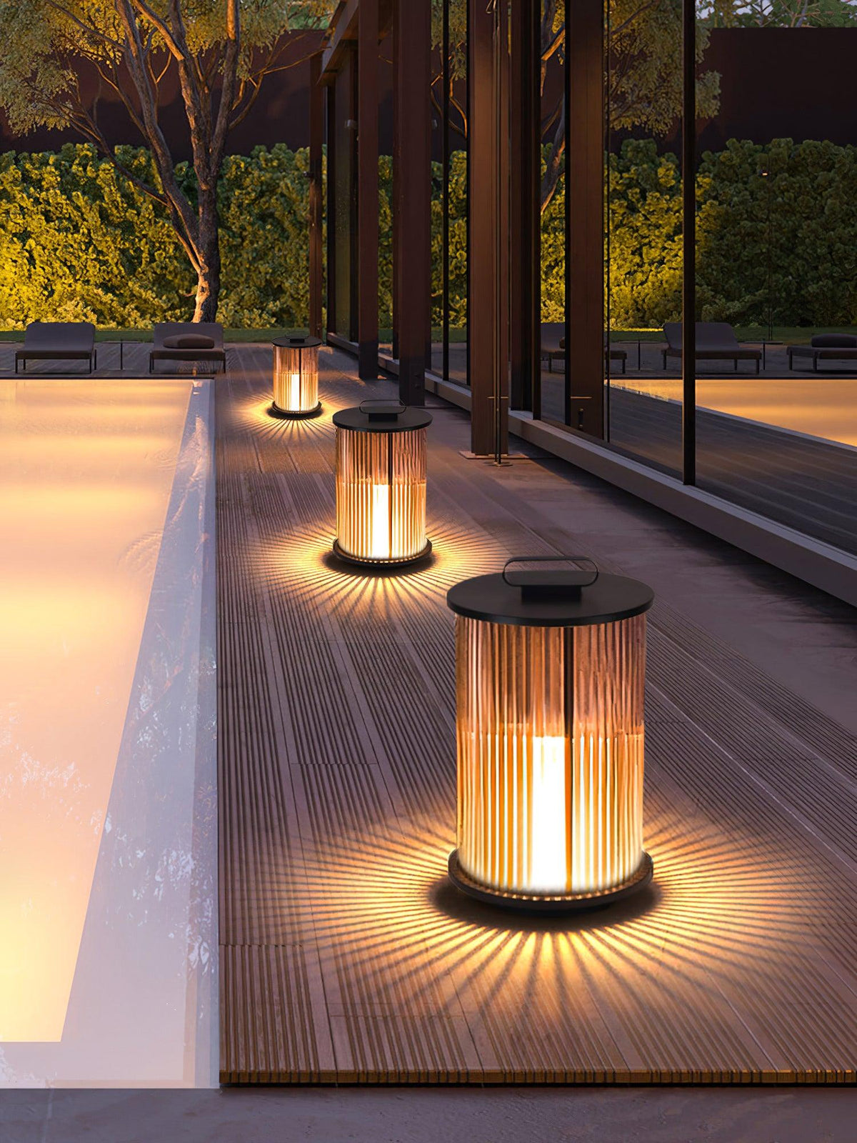 Lantern Garden Solar Outdoor Light Floor lamp