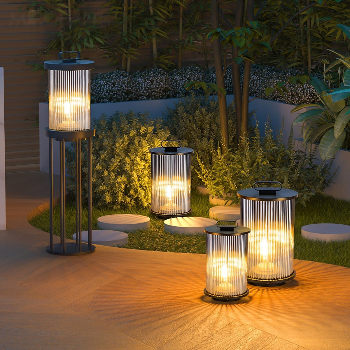 Lantern Garden Solar Outdoor Light Floor lamp