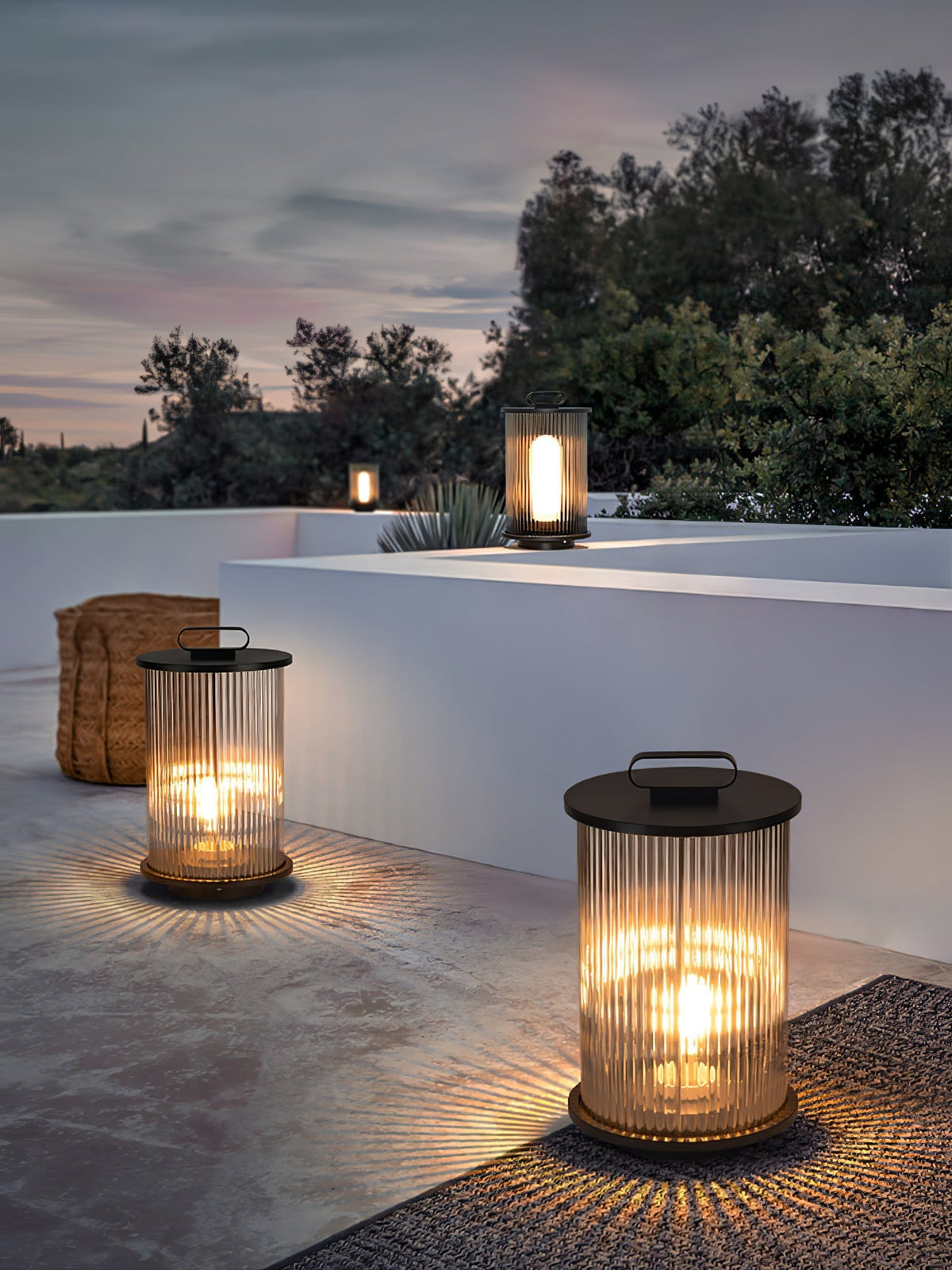 Lantern Garden Solar Outdoor Light Floor lamp