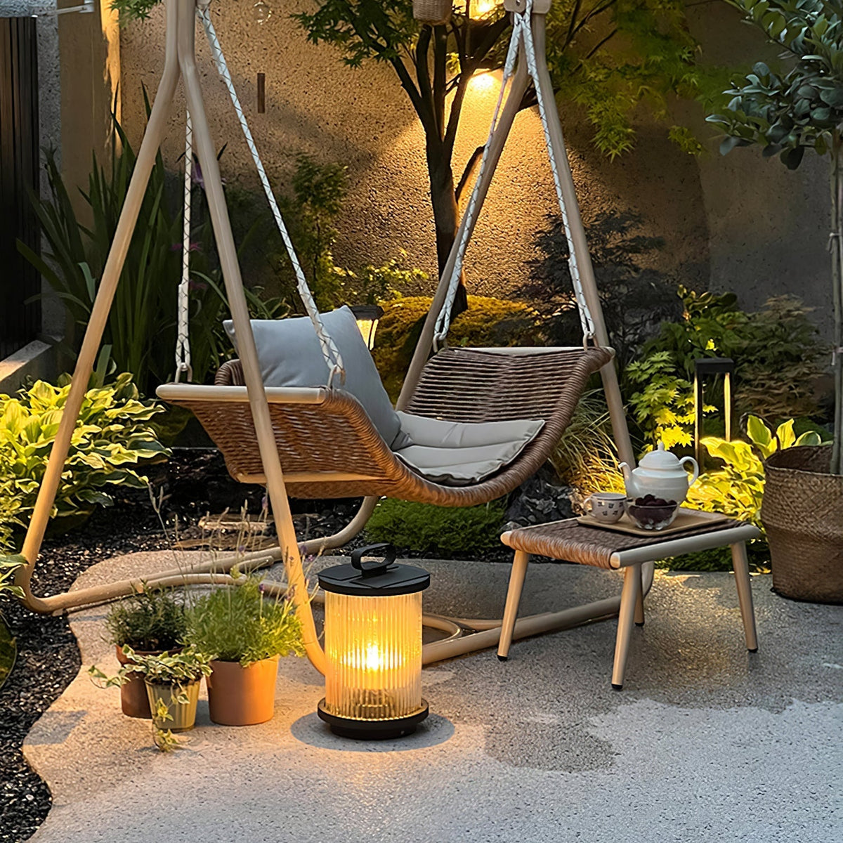 Lantern Garden Solar Outdoor Light Floor lamp