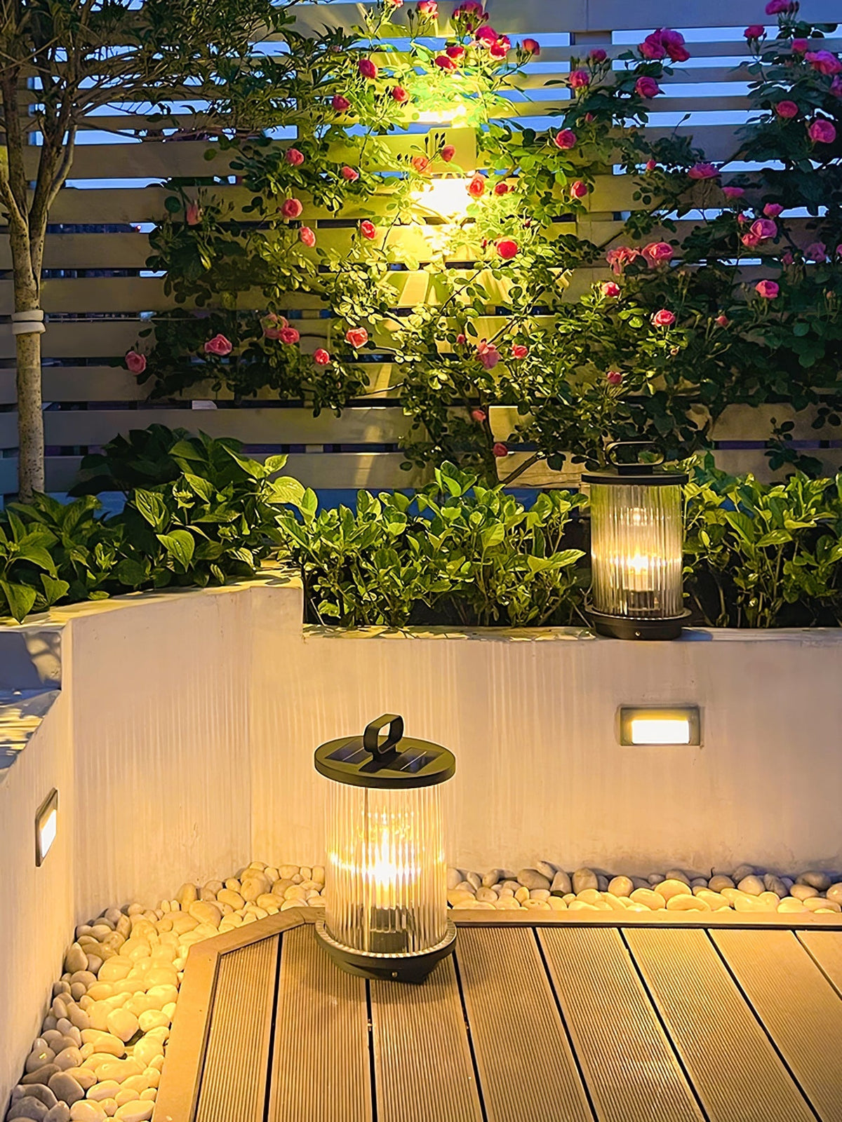 Lantern Garden Solar Outdoor Light Floor lamp