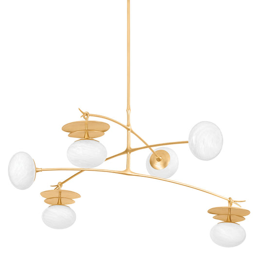 Nimbus Etched Glass Chandelier