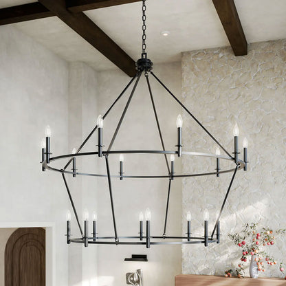 Noctis Tiered Candelabra Chandelier