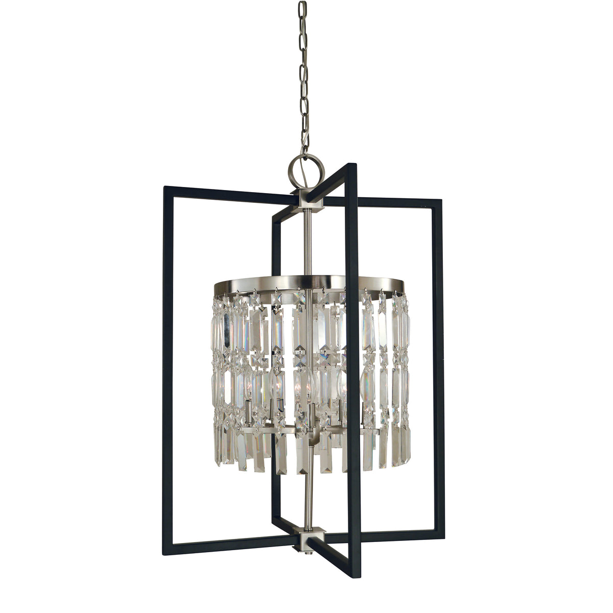 Nocturne Nickel Five-Light Chandelier