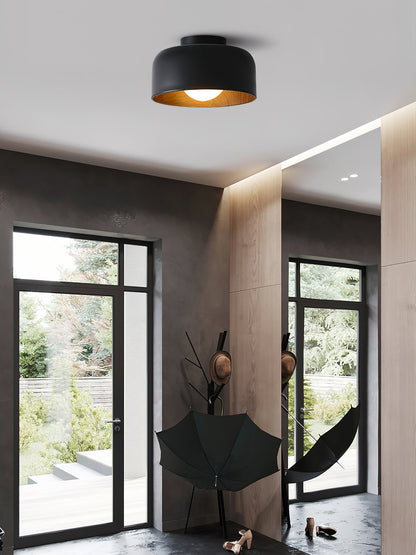 Nuvoro Wood Grain Ceiling Wall Light