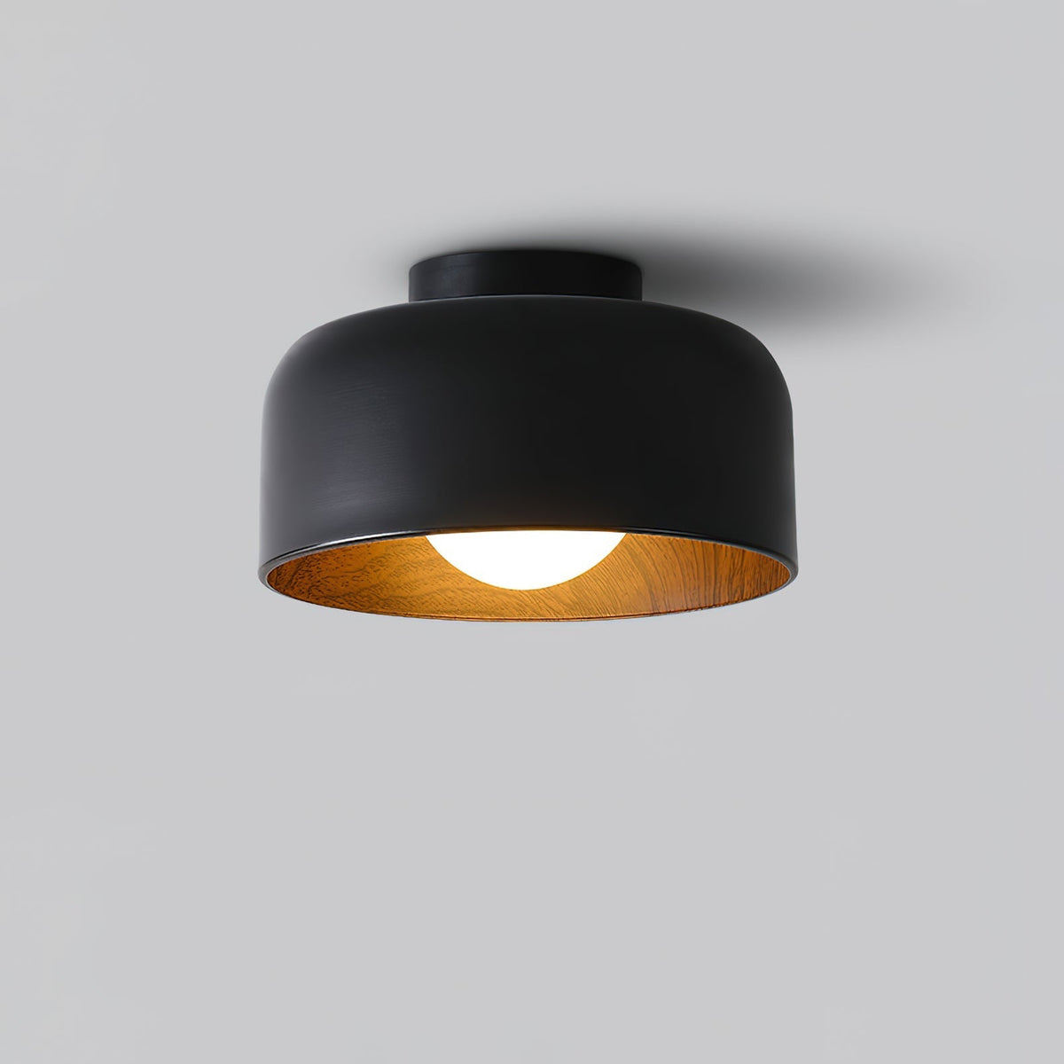 Nuvoro Wood Grain Ceiling Wall Light