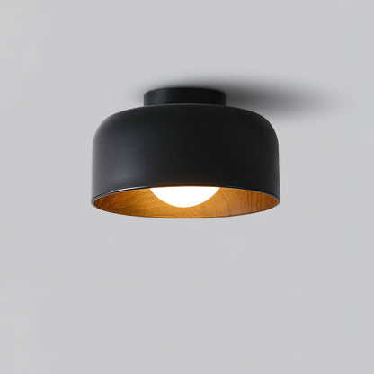 Nuvoro Wood Grain Ceiling Wall Light