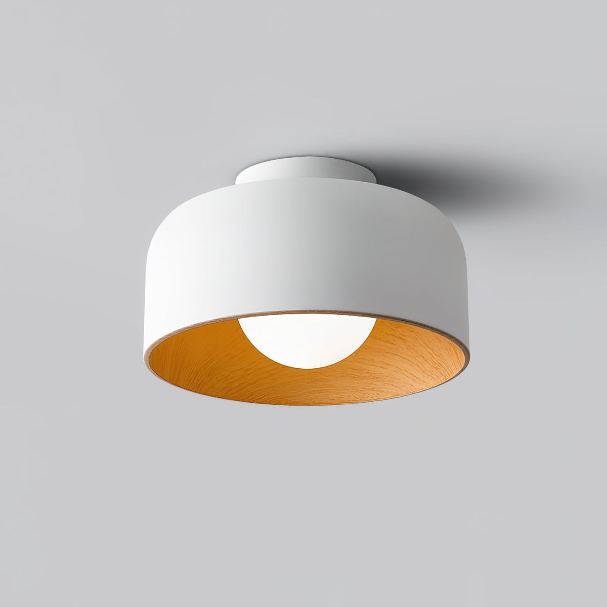 Nuvoro Wood Grain Ceiling Wall Light