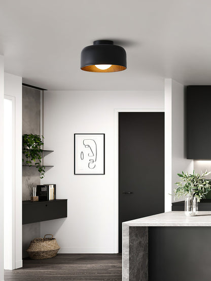 Nuvoro Wood Grain Ceiling Wall Light