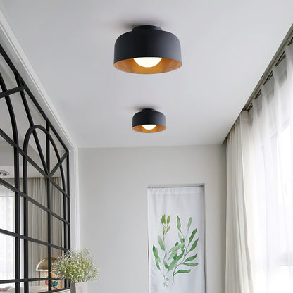 Nuvoro Wood Grain Ceiling Wall Light