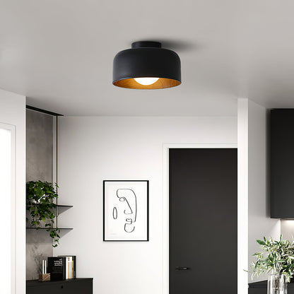 Nuvoro Wood Grain Ceiling Wall Light