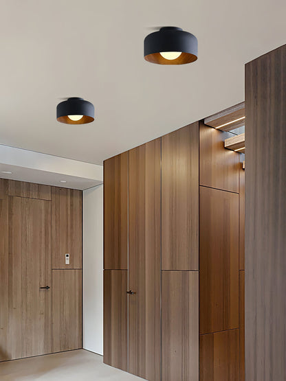 Nuvoro Wood Grain Ceiling Wall Light
