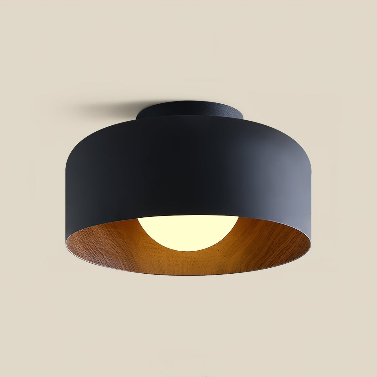 Nuvoro Wood Grain Ceiling Wall Light