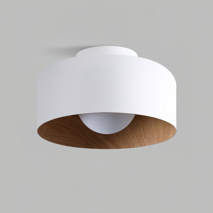 Nuvoro Wood Grain Ceiling Wall Light
