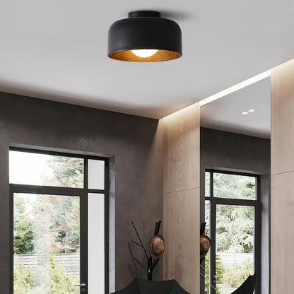 Nuvoro Wood Grain Ceiling Wall Light