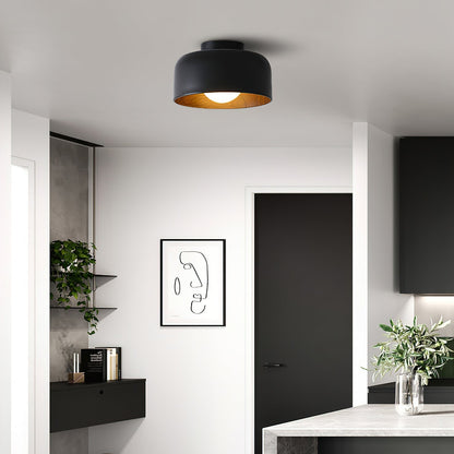 Nuvoro Wood Grain Ceiling Wall Light