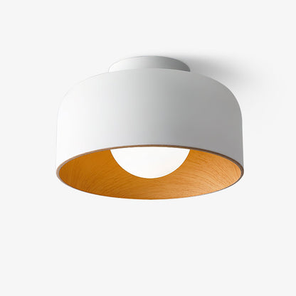 Nuvoro Wood Grain Ceiling Wall Light