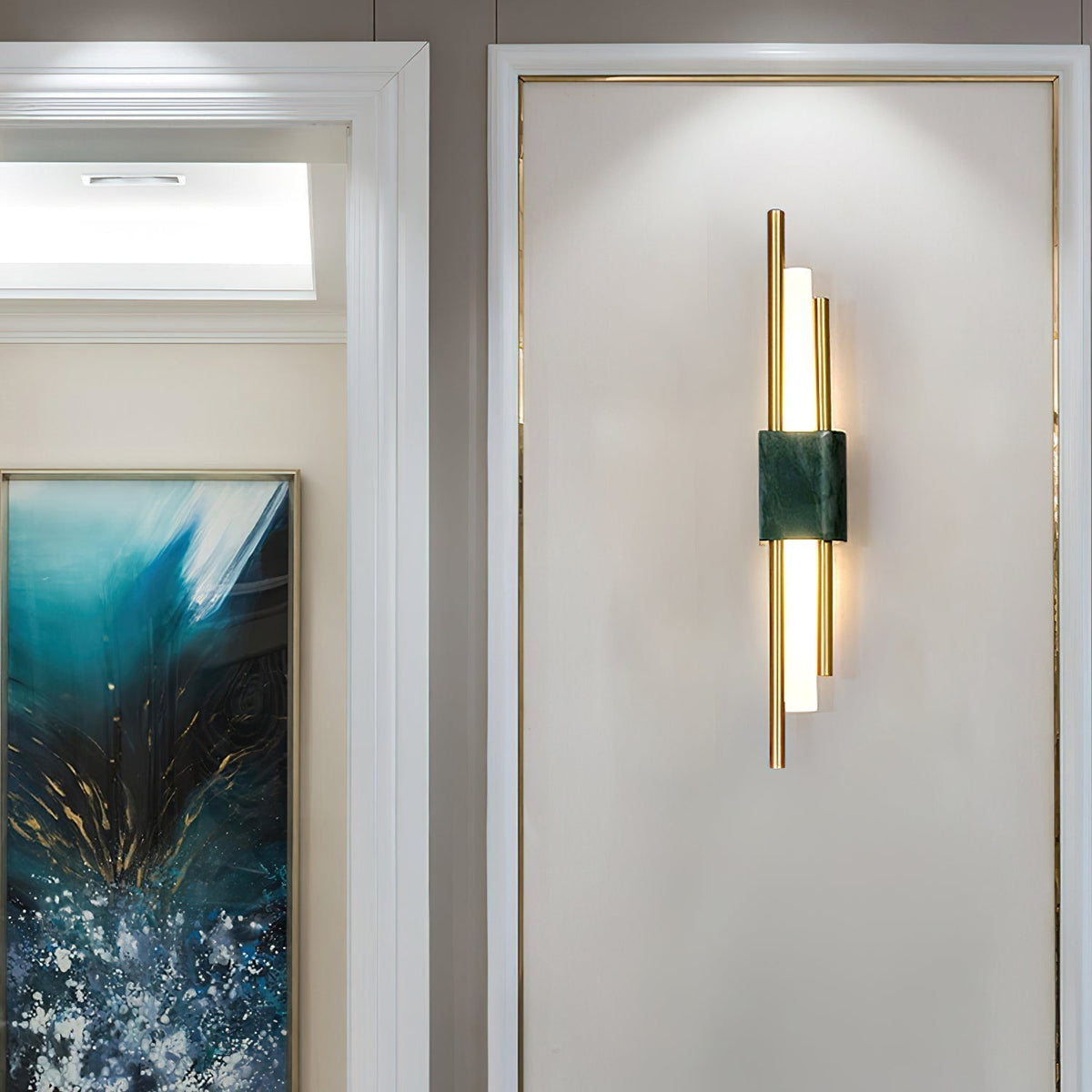 Offseta Gold Marble LED Wall Light