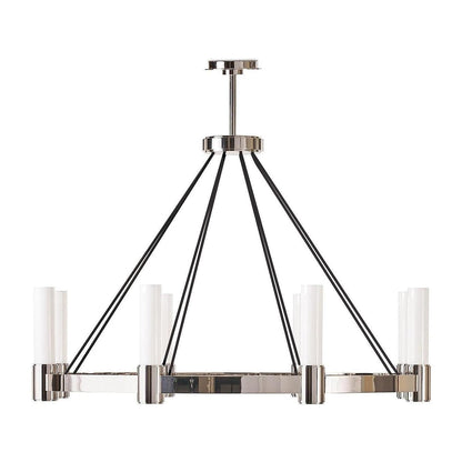 Opal Pillar Bidirectional Chandelier