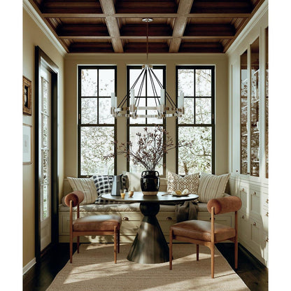 Opal Pillar Bidirectional Chandelier