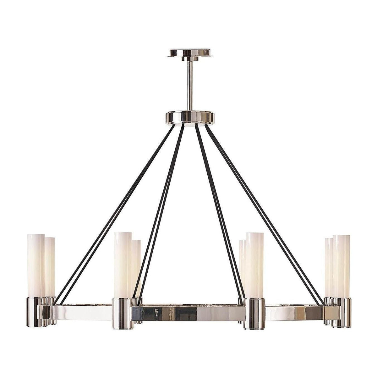 Opal Pillar Bidirectional Chandelier