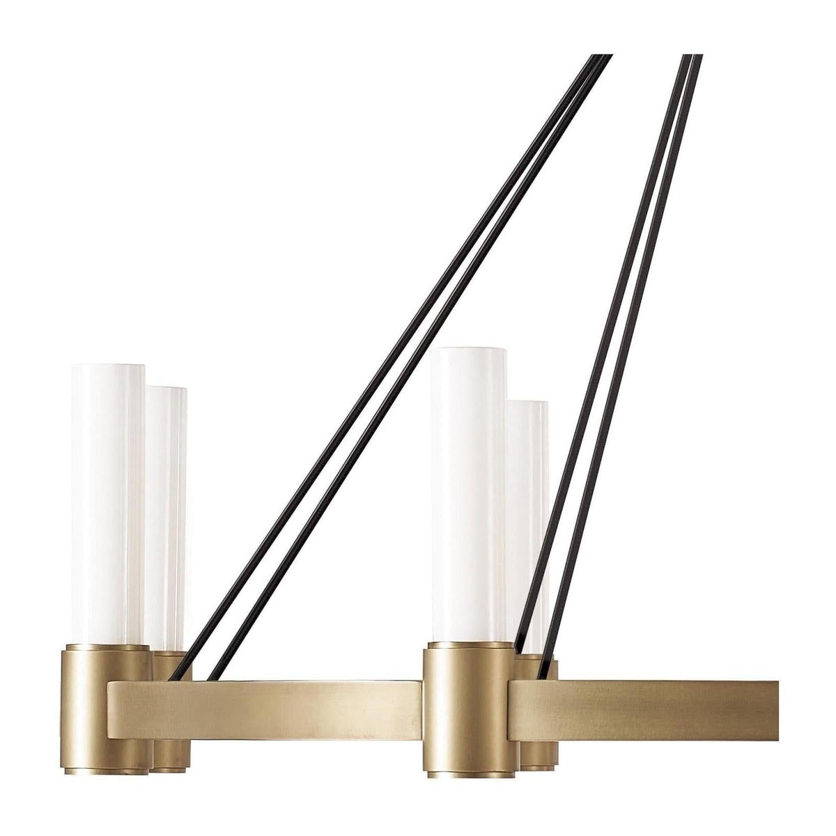 Opal Pillar Bidirectional Chandelier