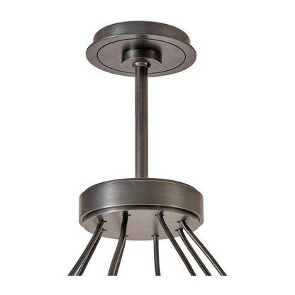 Opal Pillar Bidirectional Chandelier