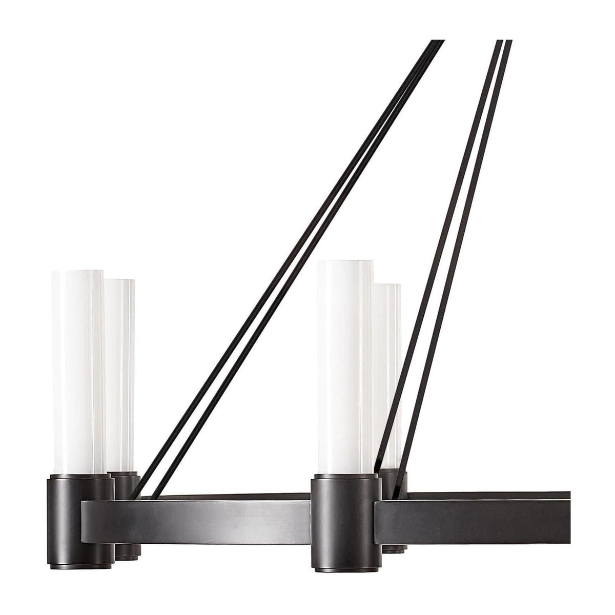Opal Pillar Bidirectional Chandelier